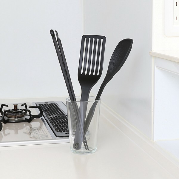 Astro（アストロ） 菜箸 ブラック 抗菌 備長炭入 食洗機対応 菜ばし ミニスプーン付き ブラック 1組 510-41 thumbnail 5