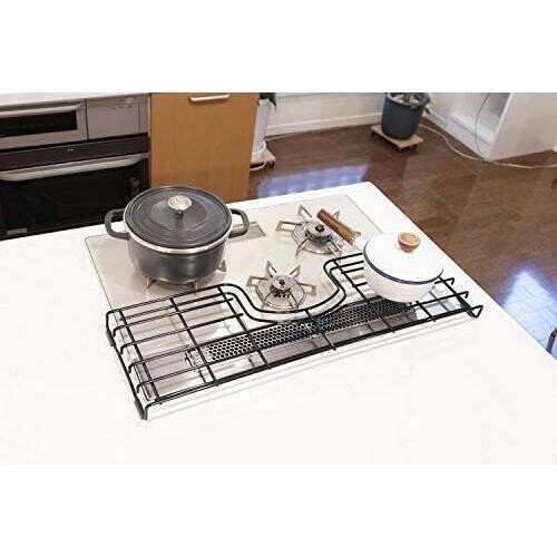 田窪工業所（Takubo Kogyosho） コンロ奥ホーローラック60 キッチン用品 コンロまわり 便利グッズ thumbnail 3
