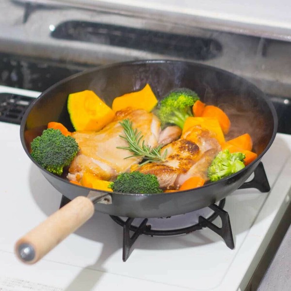 杉山金属（Sugiyama Kinzoku） 匠味 鉄フライパン 26cm KS-3044 thumbnail 3