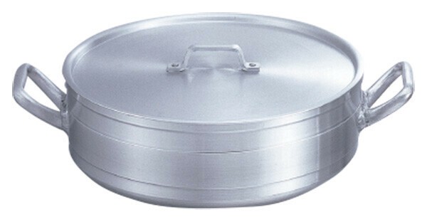 仔犬印（KOINU） アルミ外輪鍋 超厚底（取手アルゴン溶接止）48cm