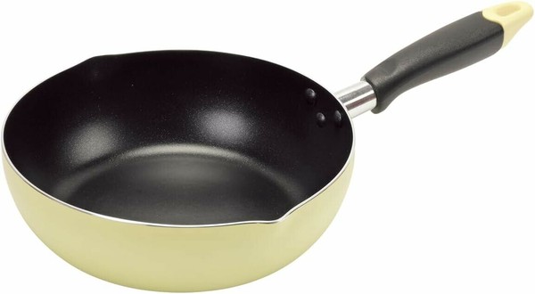 パール金属（PEARL LIFE） ふっ素加工 IH対応 目盛付 料理 フライパン24cm グリーン HC-396 thumbnail 3