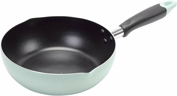 パール金属（PEARL LIFE） ふっ素加工 IH対応 目盛付 料理 フライパン24cm グリーン HC-396 thumbnail 4