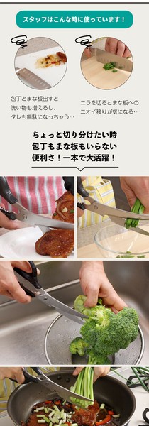京都活具（Kyoto Katsugu） 京都活具 分解して洗える超長カーブキッチンバサミ 日本製／カーブバサミ thumbnail 6