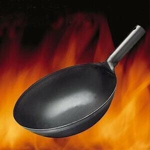 北陸アルミニウム（hokua） 味一鉄 鉄製 北京鍋 ガス火専用 30cm thumbnail 3