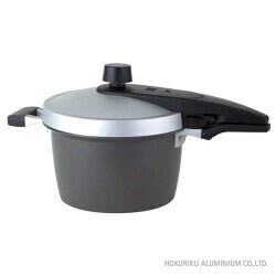 北陸アルミニウム（hokua） EGGFORM圧力鍋 ふっ素樹脂加工 4.2リットル＜日本製＞【オール熱源対応】 thumbnail 2