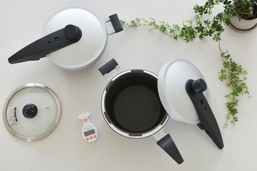 北陸アルミニウム（hokua） EGGFORM圧力鍋 ふっ素樹脂加工 4.2リットル＜日本製＞【オール熱源対応】 thumbnail 4