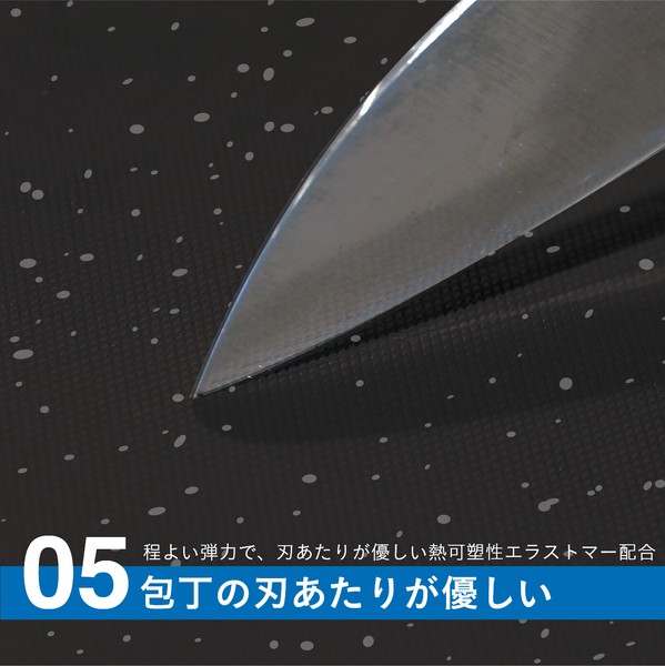 atomico_アトミコ_キッチン シービージャパン 汚れが付きにくい半月まな板 日本製 まな板 半月 thumbnail 7