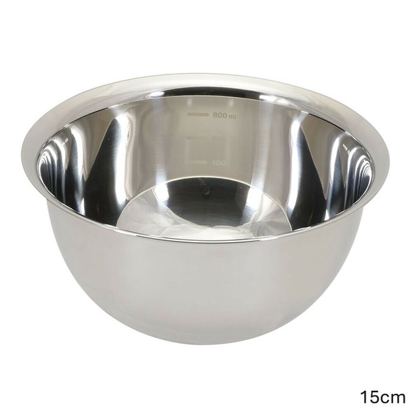 リバティーコーポレーション(Liberty Corporation) ステンレス製 深型ボウル 15cm 目盛付 LD-419 Style Kitchenware
