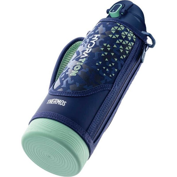 サーモス（THERMOS） 真空断熱スポーツボトル 1.0L ネイビーミント(NVMT) 水筒 保冷専用 FJS-1000F thumbnail 2