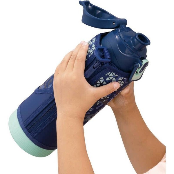 サーモス（THERMOS） 真空断熱スポーツボトル 1.0L ネイビーミント(NVMT) 水筒 保冷専用 FJS-1000F thumbnail 3