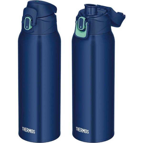 サーモス（THERMOS） 真空断熱スポーツボトル 1.0L ネイビーミント(NVMT) 水筒 保冷専用 FJS-1000F thumbnail 5
