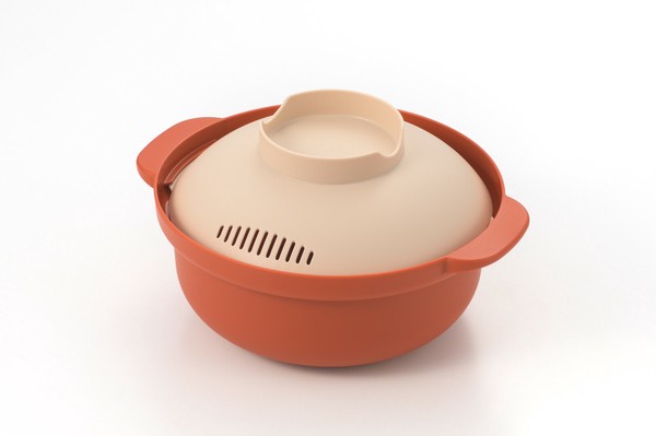 ヨシカワ（yoshikawa） 一人分にちょうどいい電子レンジ専用鍋（簡単レシピ付）日本製 SJ3705