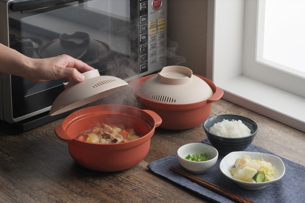 ヨシカワ（yoshikawa） 一人分にちょうどいい電子レンジ専用鍋（簡単レシピ付）日本製 SJ3705 thumbnail 6