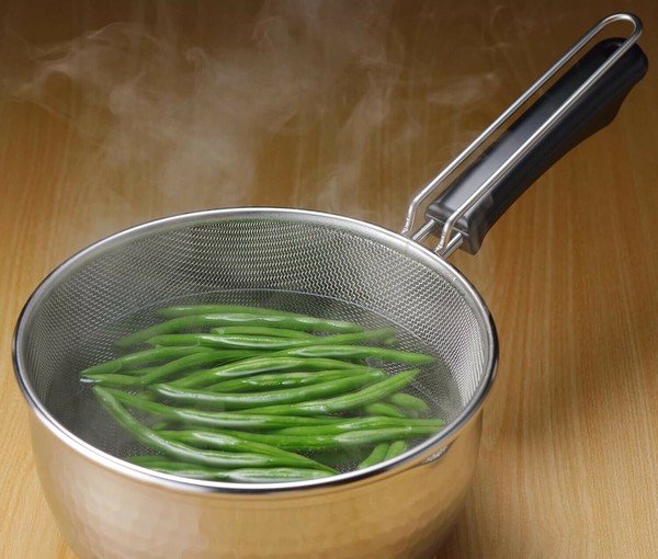 ヨシカワ（yoshikawa） 味壱 ステンレス 雪平鍋用片手ザル 20cm 日本製 IH対応 SJ3363 thumbnail 9