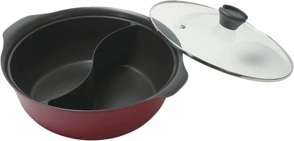 パール金属（PEARL LIFE） ステイドリーム ふっ素加工 IH対応 ガラス蓋付二食鍋 26cm HB-6587 thumbnail 7