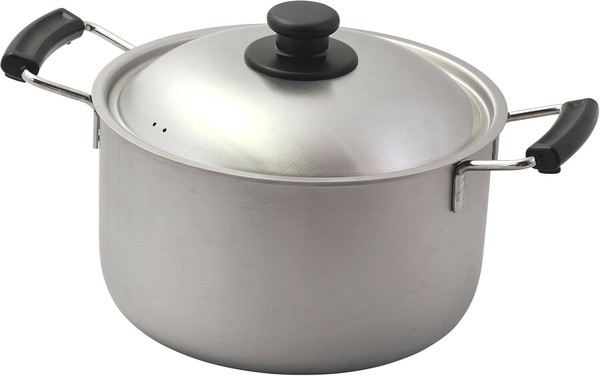 パール金属（PEARL LIFE） 深型両手鍋 22cm ステンレス製 銀河エンボス加工 HC-821 thumbnail 2