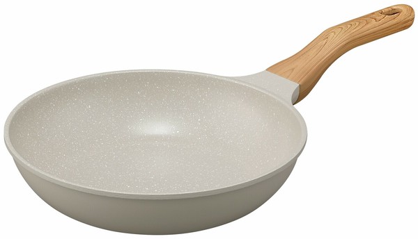 IRIS OHYAMA（アイリスオーヤマ） ナチュかるフライパン24cm 品番NTL-F24PG 色パールグレー×アイボリー thumbnail 2