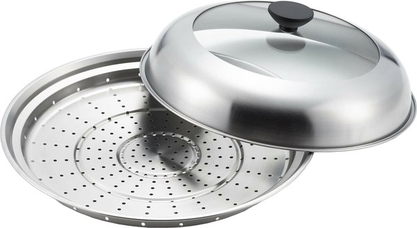 ヨシカワ（yoshikawa） 見える！フライパン用蒸し器24-26cm YJ3212 thumbnail 3