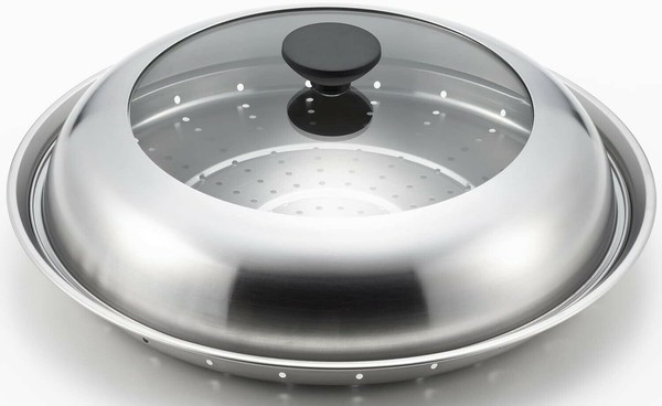 ヨシカワ（yoshikawa） 見える！フライパン用蒸し器24-26cm YJ3212 thumbnail 4