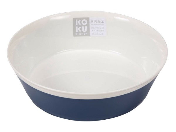 KOKUBO（小久保工業所） KOKUラウンド深皿 大 アイアンブルー