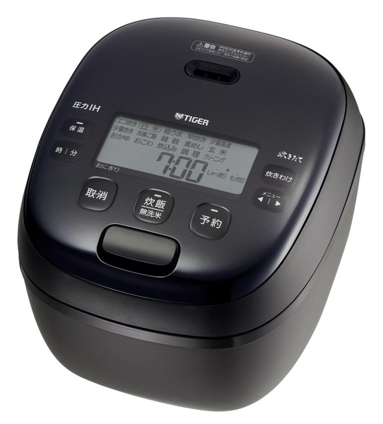 タイガー魔法瓶（TIGER） JRI-H100K 圧力IHジャー炊飯器 5.5合炊き ブラック