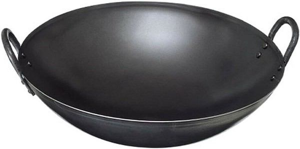 北陸アルミニウム（hokua） 味一鉄 鉄製 中華鍋 ガス火専用 33cm thumbnail 2