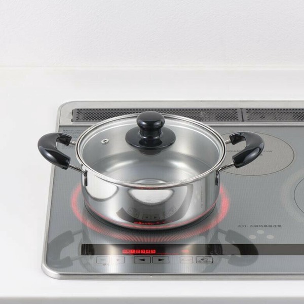 ヨシカワ（yoshikawa） 深型 両手鍋22cm SJ3774 クックルック ベーシック thumbnail 5