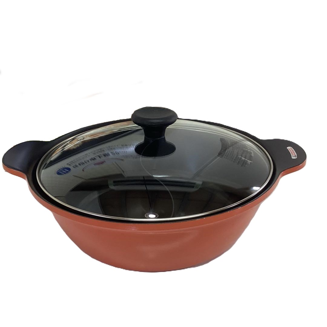 【トップバリュー】　仕切り卓上鍋28センチ