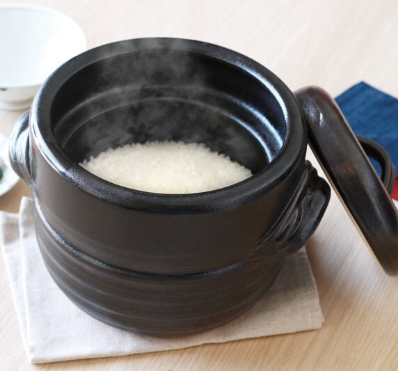 萬古焼(Bankoyaki) 〈アウトレット〉 火加減要らずのご飯炊き釜3合 1個