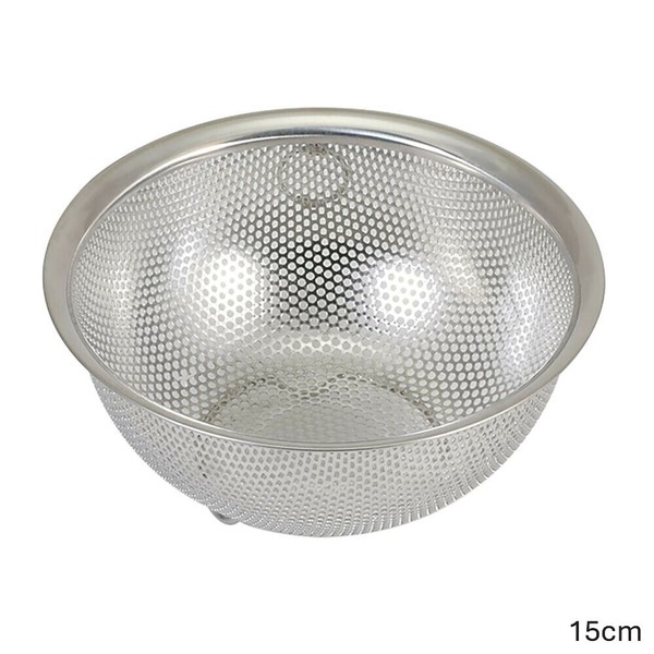 リバティーコーポレーション（Liberty Corporation） ステンレス製 パンチングザル 15cm 足付 LD-386 Style Kitchenware thumbnail 2