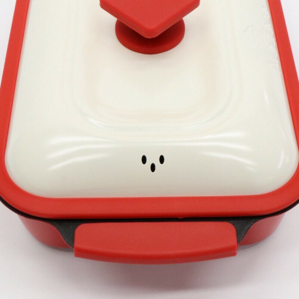 HIRO CORPORATION（ヒロコーポレーション） Modéré 電子レンジ調理器 角型 レッド HTO-8957 thumbnail 6