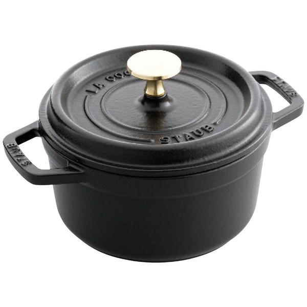 ストウブ（staub） ピコ・ココット 両手鍋16cm ブラック