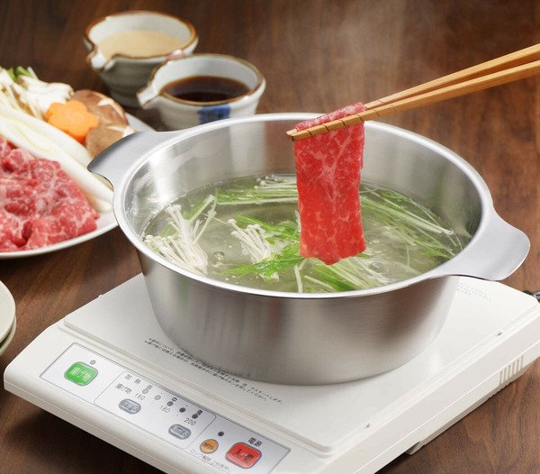 ヨシカワ（yoshikawa） 贅 zei ステンレス寄せしゃぶ鍋 22cm 日本製 SJ3186 thumbnail 4