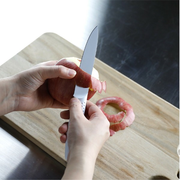 CB JAPAN（シービージャパン） atomico ペティナイフ 一体型構造 ふっ素樹脂 コーティング 汚れが落ちやすい 食材がくっ付きにくい 食洗機:可 グレー thumbnail 10