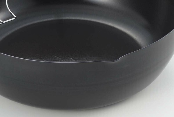 ヨシカワ（yoshikawa） NEW グルメパワー 木柄 炒め鍋兼天ぷら鍋 20cm 鉄製 打ち出し SJ3169 thumbnail 9