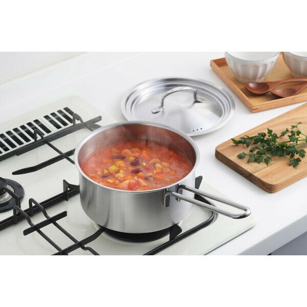 ヨシカワ（yoshikawa） シースタイル 片手鍋18cm ステンレス SJ3917 thumbnail 3