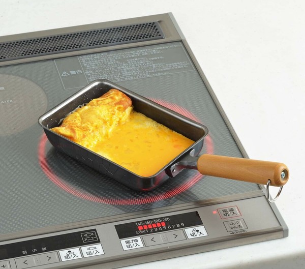 ヨシカワ（yoshikawa） NEW グルメパワー 木柄 玉子焼 鉄製 打ち出し SJ3166 thumbnail 3