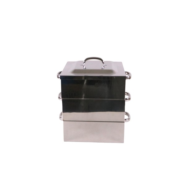 PE 18-8業務用角蒸器 2段 36cm 045011