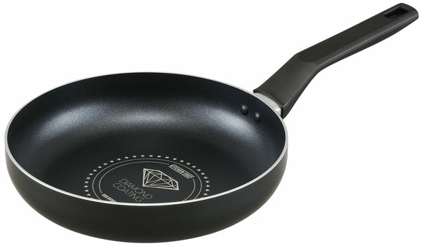 IRIS OHYAMA（アイリスオーヤマ） ダイヤモンドコート フライパン ガス火専用 VDG-F26 26cm ブラックメタリック thumbnail 4