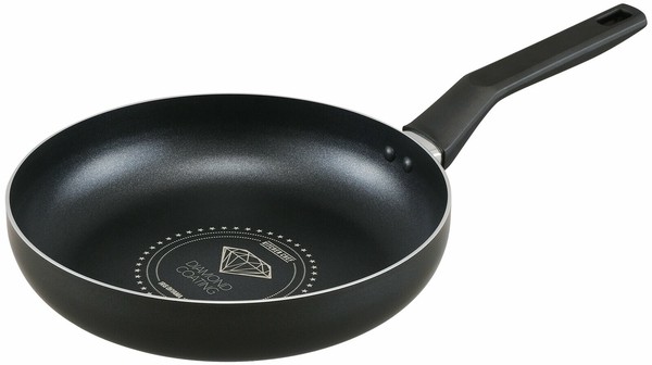 IRIS OHYAMA（アイリスオーヤマ） ダイヤモンドコート フライパン ガス火専用 VDG-F26 26cm ブラックメタリック