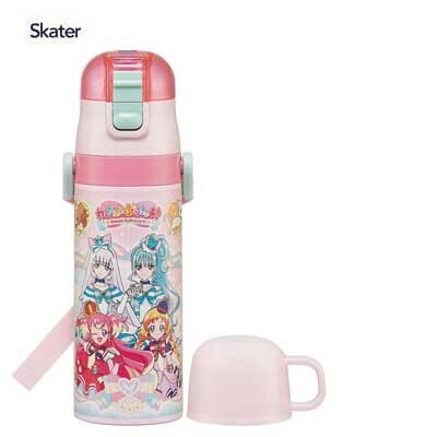 スケーター（Skater） 超軽量コンパクト2WAYステンレスボトル わんだふるぷりきゅあ! ク SKDC4