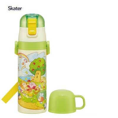 スケーター（Skater） 超軽量コンパクト2WAYステンレスボトル 星のカービィ プププなピクニック SKDC4