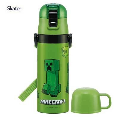 スケーター(Skater) 超軽量コンパクト2WAYステンレスボトル 470ml Minecraft SKDC4