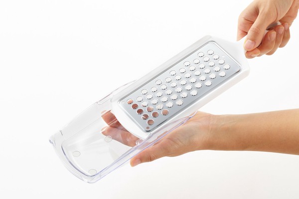 ヨシカワ 食材をこぼさず水切りができるらくらくおろし器 thumbnail 5