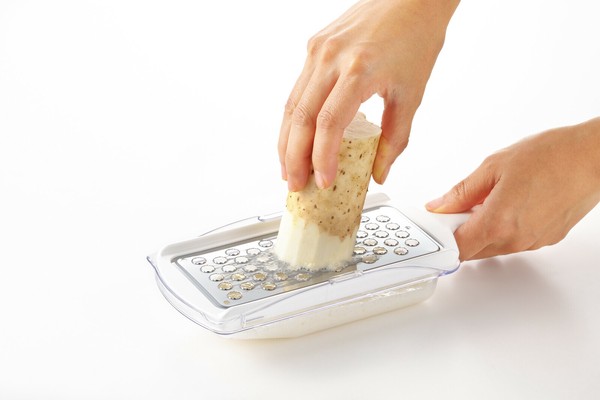 ヨシカワ 食材をこぼさず水切りができるらくらくおろし器 thumbnail 7