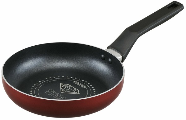 IRIS OHYAMA(アイリスオーヤマ) ダイヤモンドコート フライパン IH・ガス火両用 VDI-F20 20cm ワインレッド
