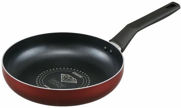 IRIS OHYAMA（アイリスオーヤマ） ダイヤモンドコート フライパン IH・ガス火両用 VDI-F20 20cm ワインレッド thumbnail 3