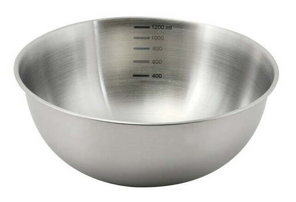 パール金属（PEARL LIFE） ベーシスライン ステンレス製目盛り付ボウル 21cm HC-437 thumbnail 3
