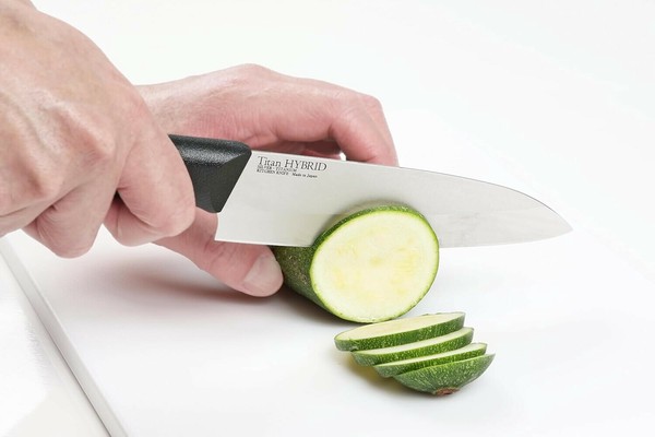 パール金属（PEARL LIFE） フォーエバー(Forever) チタン包丁 両刃 140mm 包丁 銀 F-7197 thumbnail 4