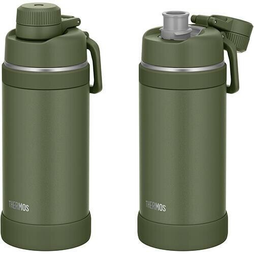 サーモス（THERMOS） 真空断熱スポーツボトル 750ml カーキ(KKI) 保冷 FJU-750